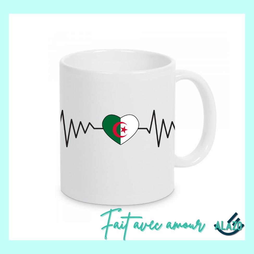 Algeria Heartbeat Card Tumbler, Tumbler Card, Traveler Gift, Birthday Gift, Algeria Card, Gift for Algeria, Algeria Gift, Algeria