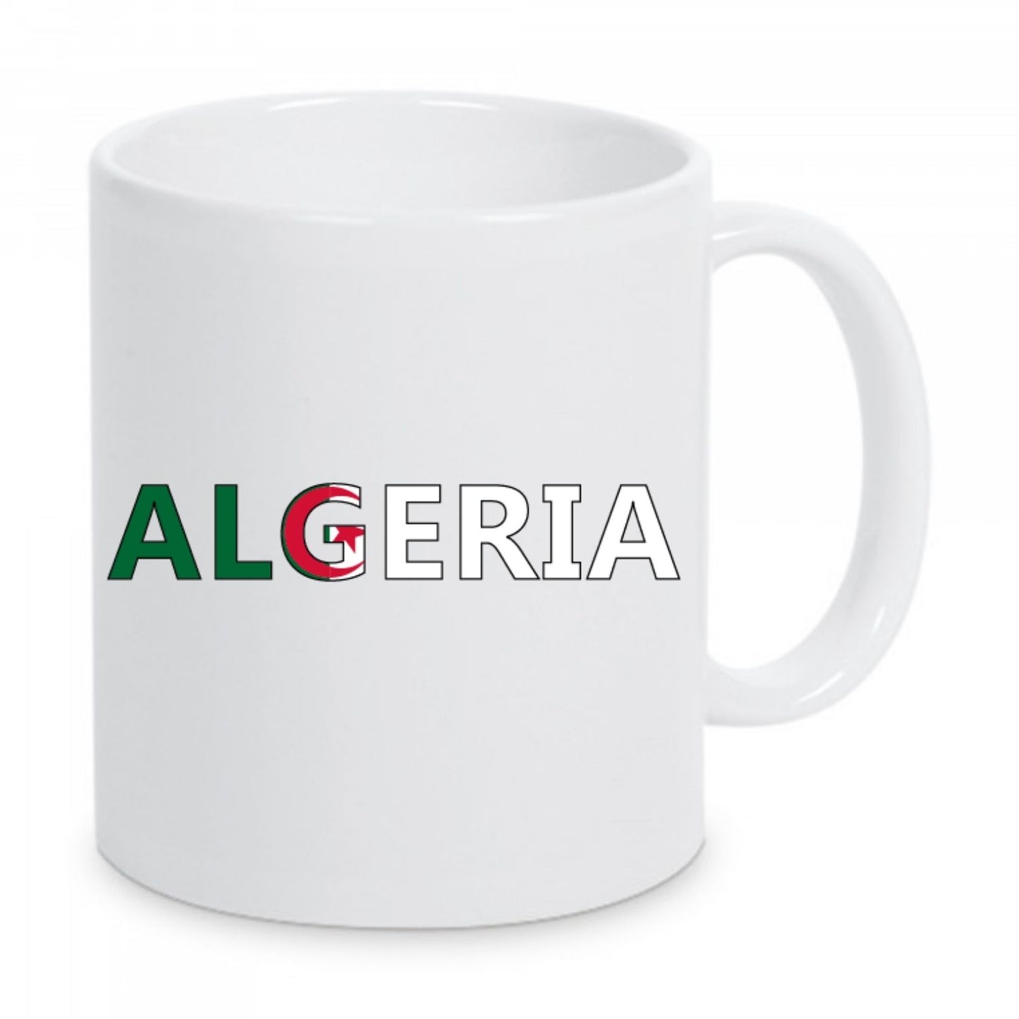 Tasse Café Algérie Typo, Mug Souvenir Algérien, Collection Tasse, Idée Cadeau Algérie, Souvenir Culturel