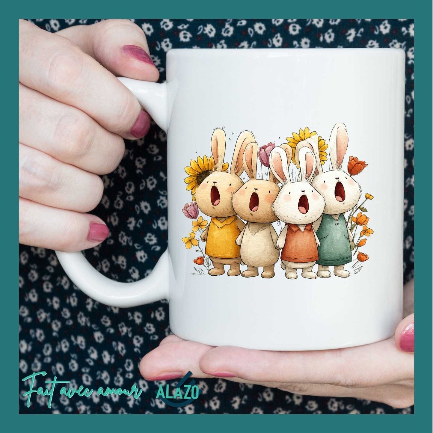 MUG LAPIN RIGOLO