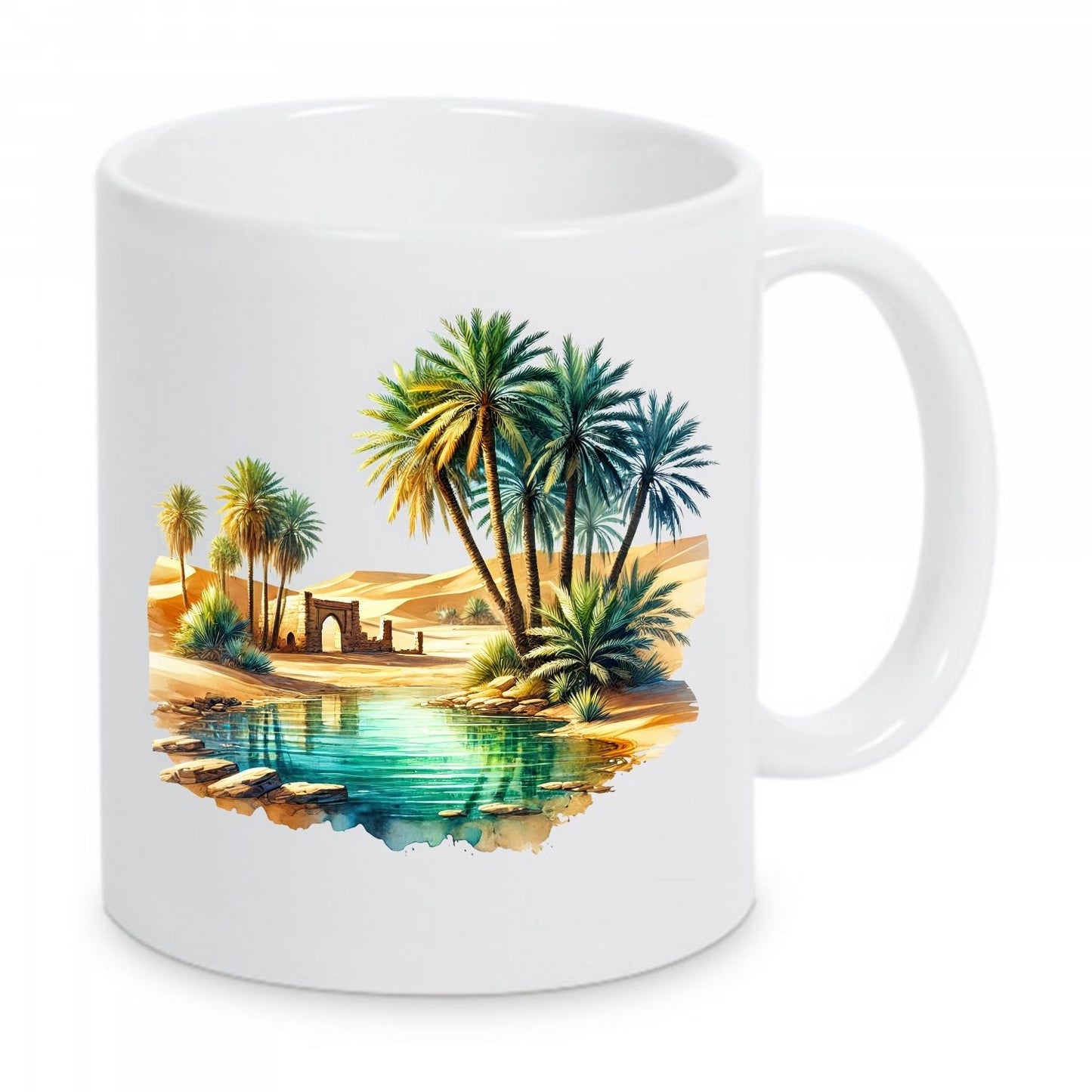 Mug Oasis Algérienne – Palmier Dunes du Sahara