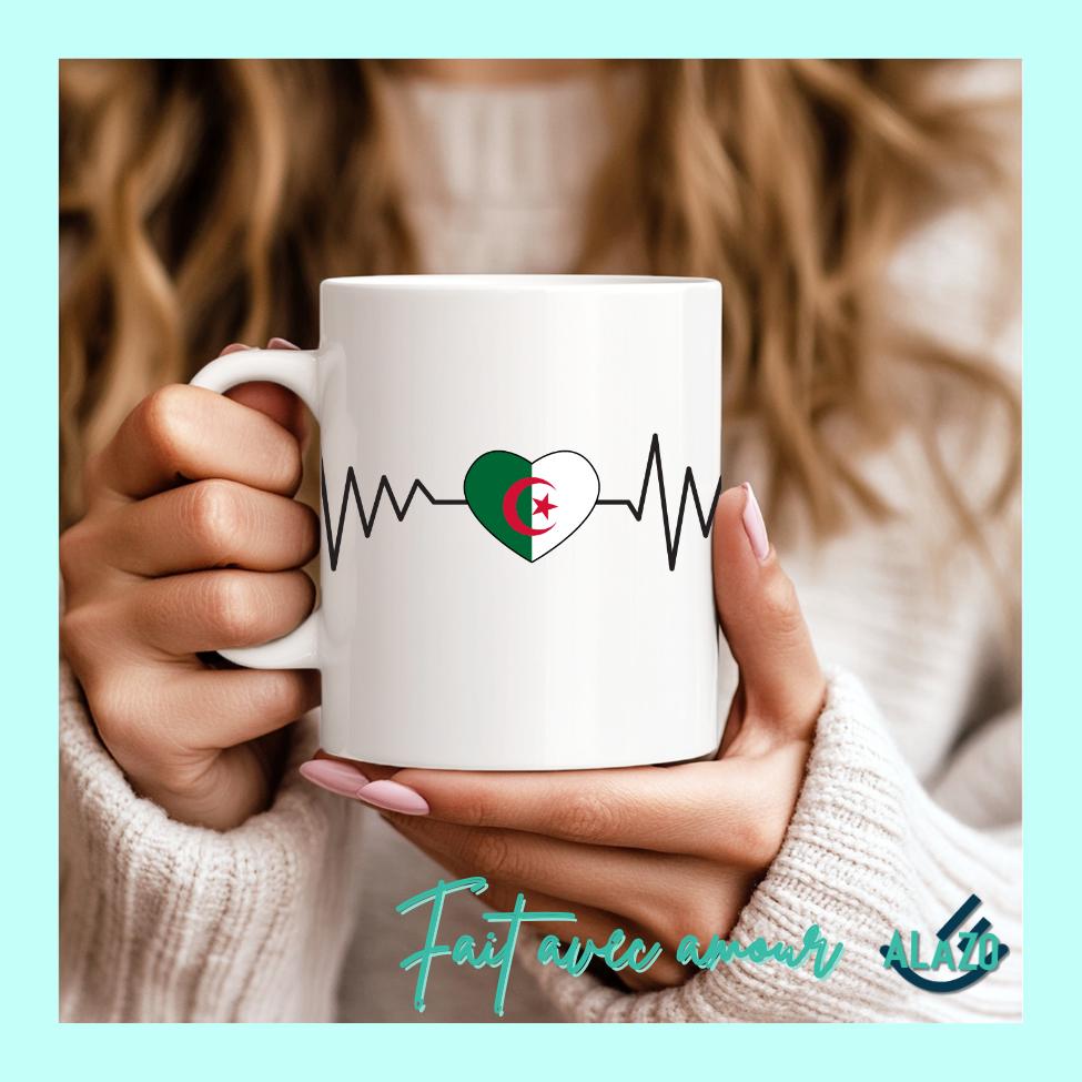 Algeria Heartbeat Card Tumbler, Tumbler Card, Traveler Gift, Birthday Gift, Algeria Card, Gift for Algeria, Algeria Gift, Algeria