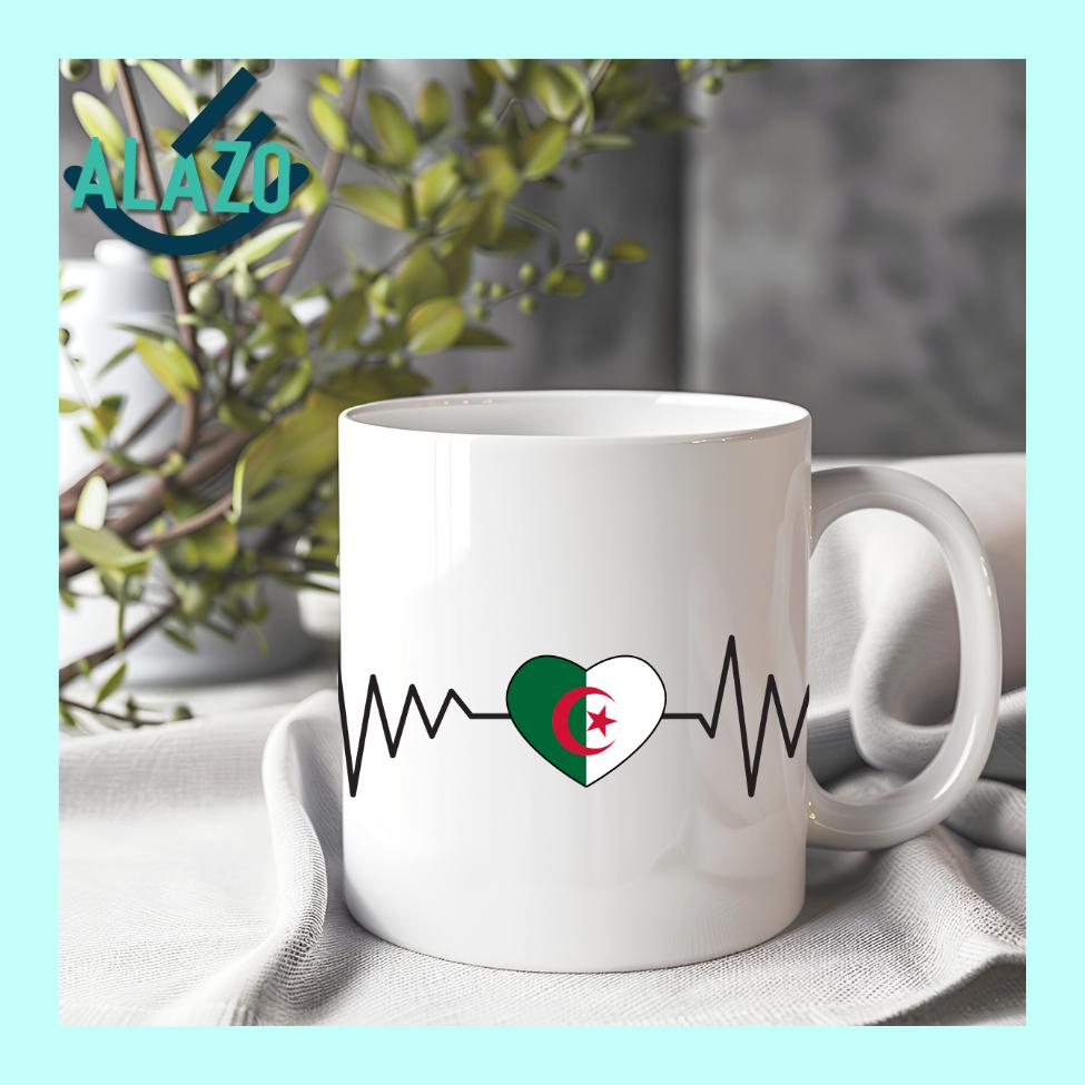 Algeria Heartbeat Card Tumbler, Tumbler Card, Traveler Gift, Birthday Gift, Algeria Card, Gift for Algeria, Algeria Gift, Algeria