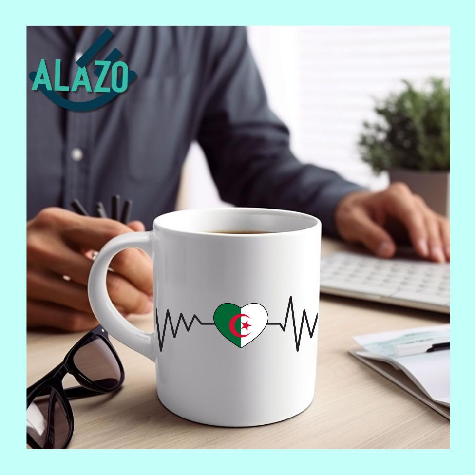 Algeria Heartbeat Card Tumbler, Tumbler Card, Traveler Gift, Birthday Gift, Algeria Card, Gift for Algeria, Algeria Gift, Algeria