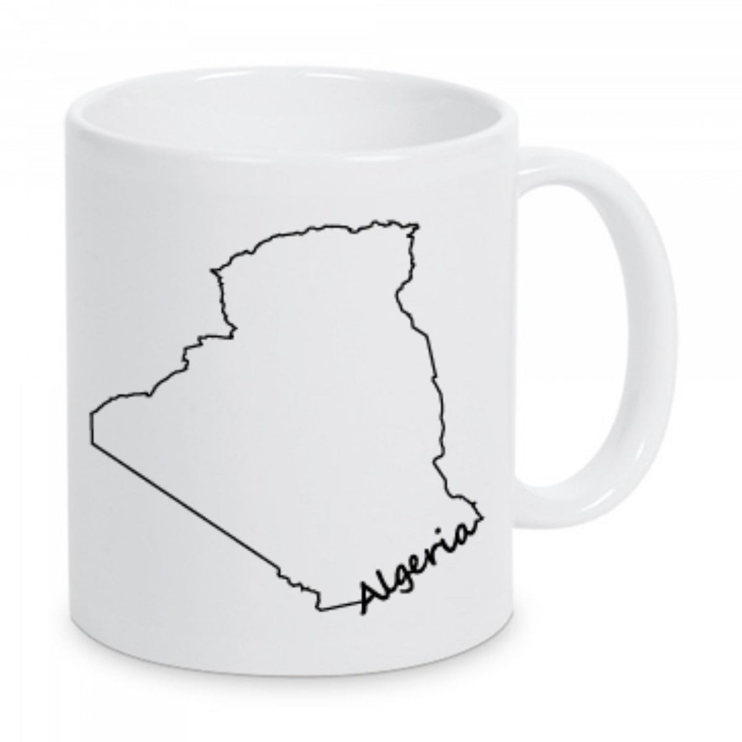 Tasse CARTE Algérie, ecriture algerie Mug Carte, Cadeau de voyageur, Cadeau d'anniversaire, Carte Algérie, Cadeau souvenir (Copie)