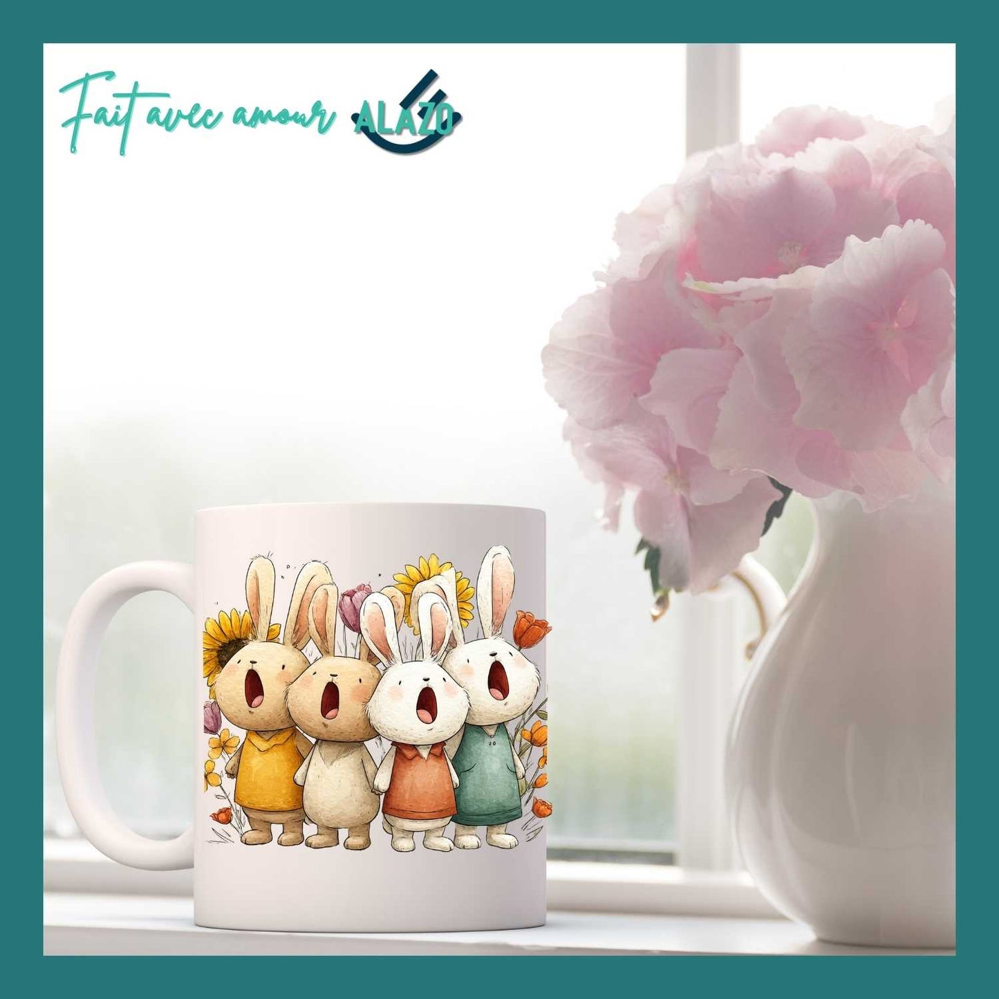 MUG LAPIN RIGOLO