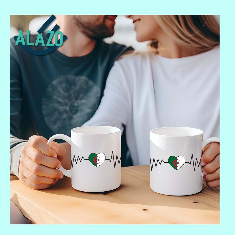 Algeria Heartbeat Card Tumbler, Tumbler Card, Traveler Gift, Birthday Gift, Algeria Card, Gift for Algeria, Algeria Gift, Algeria