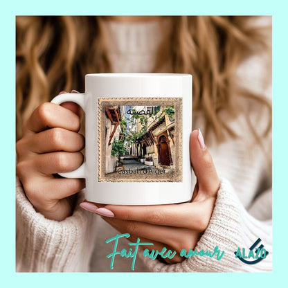 Mug-Architecture-Traditionnelle-Algérie-Design-Timbre-Vintage