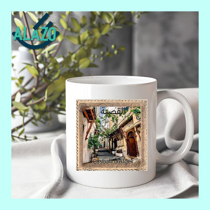 Mug-Architecture-Traditionnelle-Algérie-Design-Timbre-Vintage