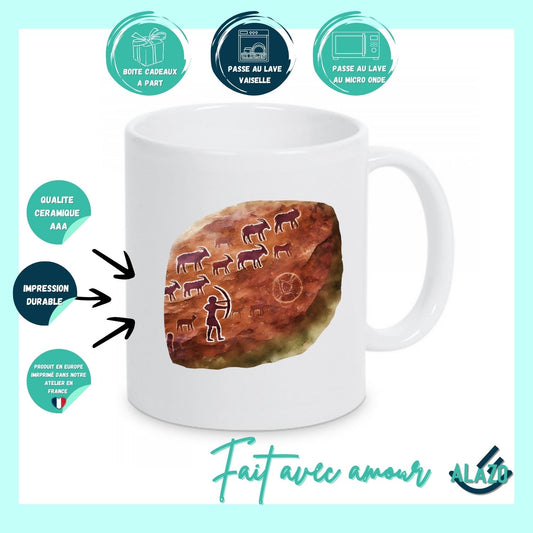 Mug Sefar, Tasse en Céramique, Cadeau Original, Vaisselle Artisanale, Mug Personnalisé, Art de Table, Idée Cadeau